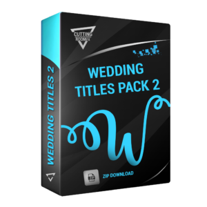WEDDING TITLES PACK 2